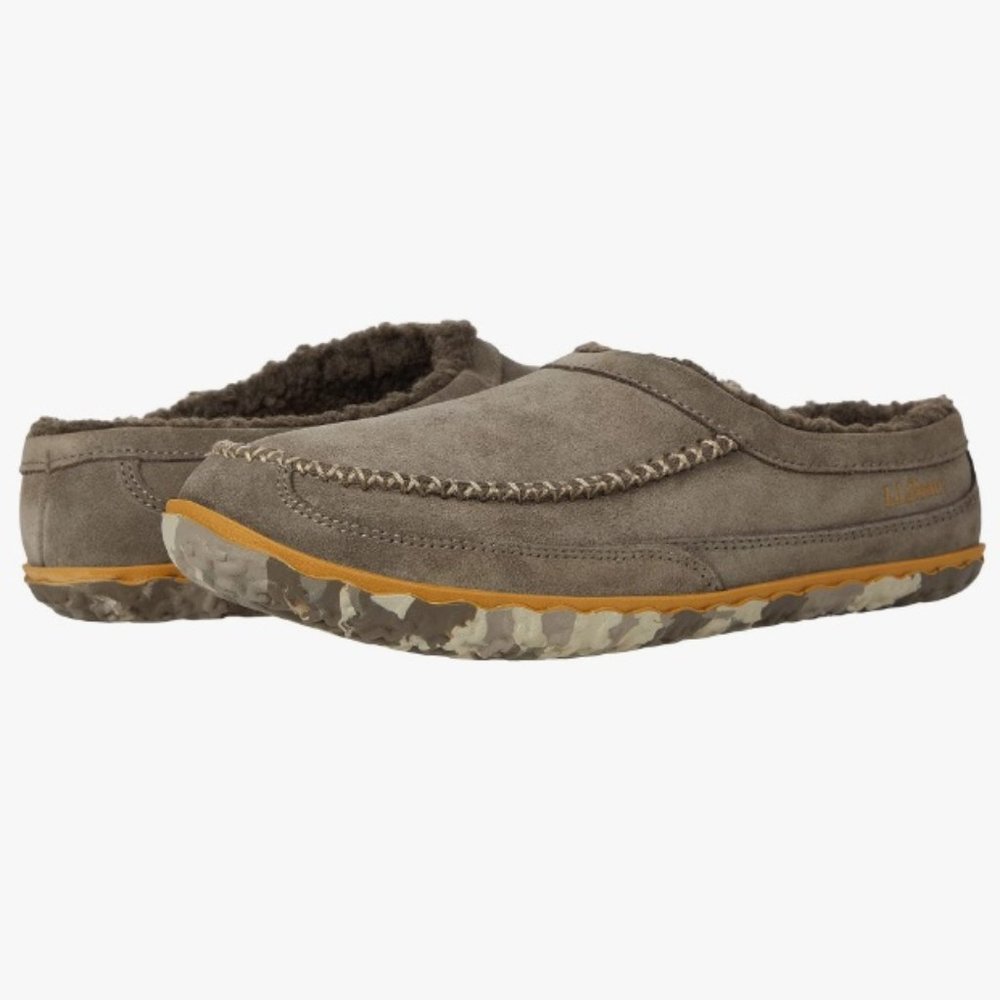 LL Bean Slippers Mens Size 11M Mountain Slipper Indoor Outdoor Sole